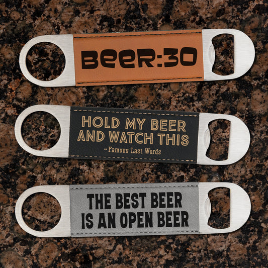 BOTTLE OPENERS & COASTERS