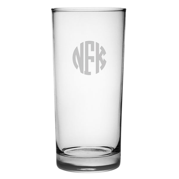 Circle 3-Letter Monogram Drinkware