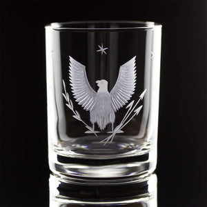 Federal Eagle Hand Cut Drinkware