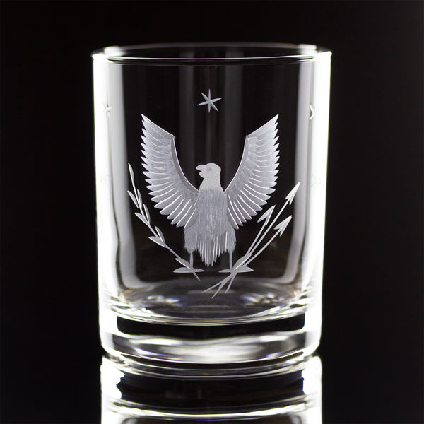 Federal Eagle Hand Cut Drinkware