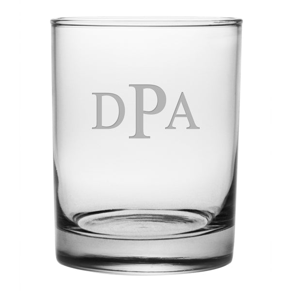 Triple Letter Monogram Drinkware