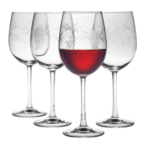 Sonoma (Grape Vine) Hand Cut Drinkware