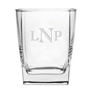 Engraver 3-Letter Monogram Drinkware