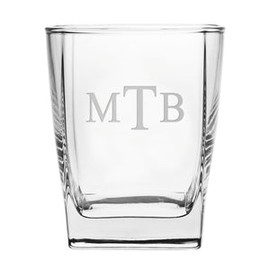 Triple Letter Monogram Drinkware