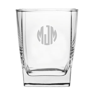 Circle 3-Letter Monogram Drinkware
