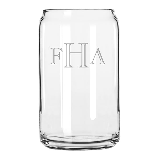 Engraver 3-Letter Monogram Drinkware