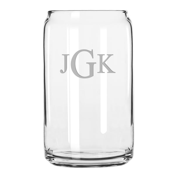 Triple Letter Monogram Drinkware