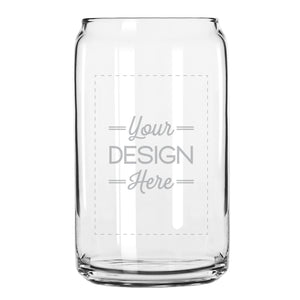 CUSTOM Beer Can Glass
