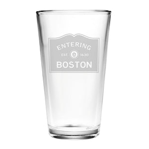 Entering Sign Drinkware - Personalized City/Town and Established Date