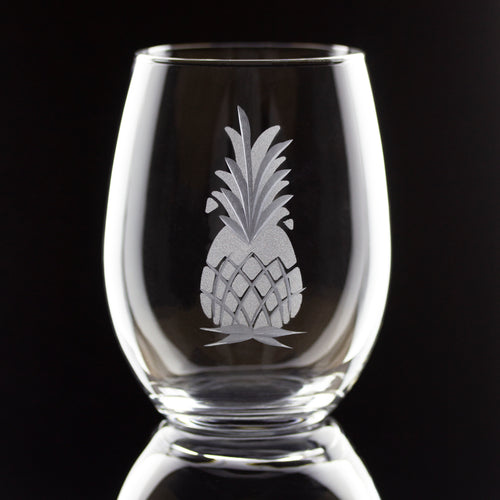 Pineapple Hand Cut Drinkware