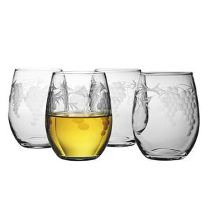Sonoma (Grape Vine) Hand Cut Drinkware