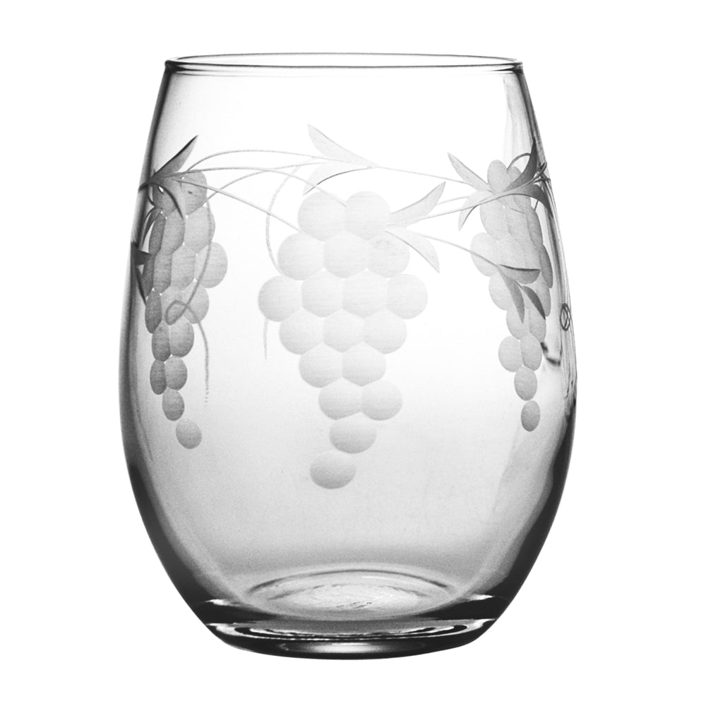 Sonoma (Grape Vine) Hand Cut Drinkware