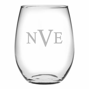 Triple Letter Monogram Drinkware
