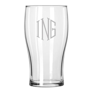 Classic 3-Letter Monogram (Hand-Cut) Drinkware