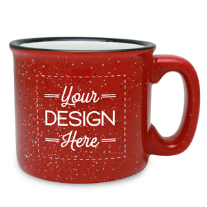 CUSTOM Ceramic Camp Mug