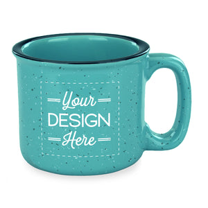 CUSTOM Ceramic Camp Mug