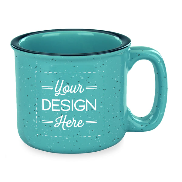 CUSTOM Ceramic Camp Mug