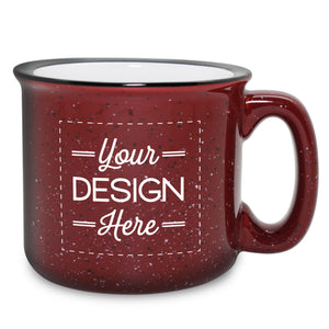 CUSTOM Ceramic Camp Mug