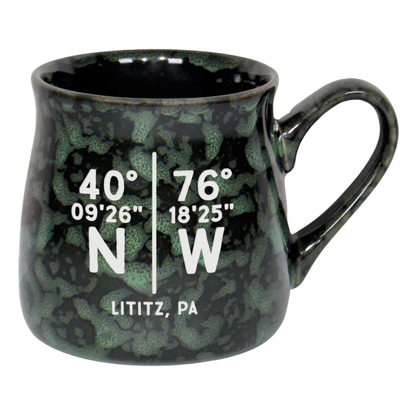 Parallel Lat Long Ceramic Tavern Mug