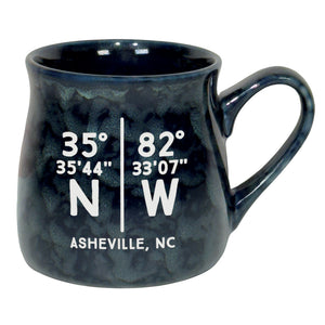 Parallel Lat Long Ceramic Tavern Mug