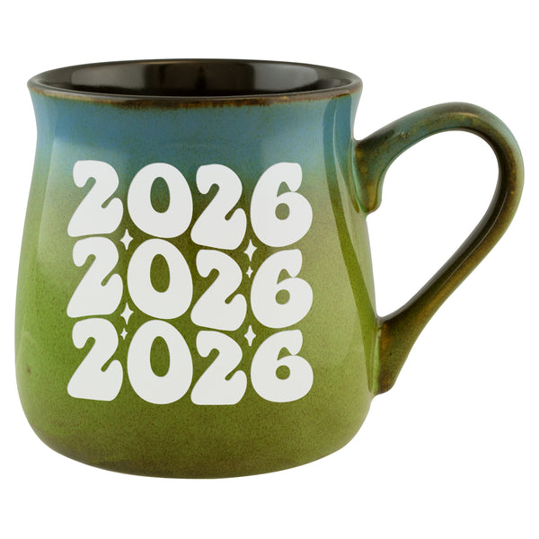 Groovy Grad Etched Ceramic Mug