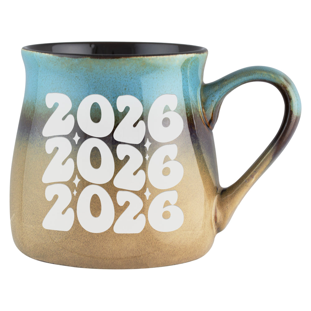 Groovy Grad Etched Ceramic Mug