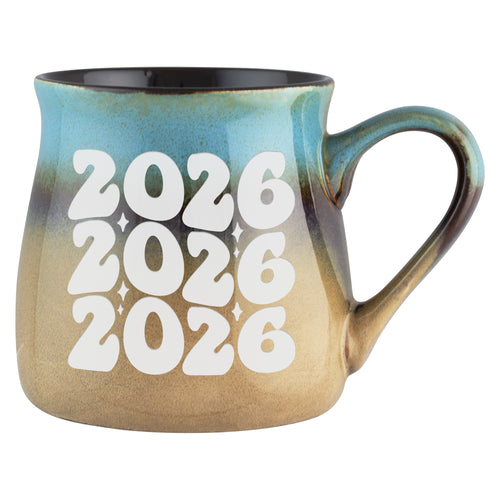 Groovy Grad Etched Ceramic Mug