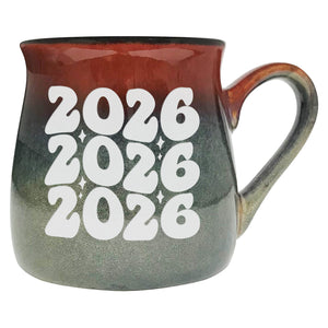 Groovy Grad Etched Ceramic Mug