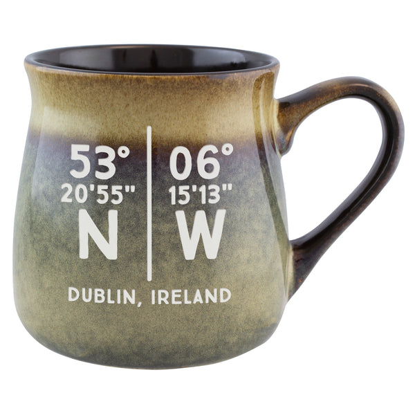 Parallel Lat Long Ceramic Tavern Mug