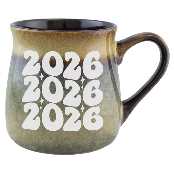 Groovy Grad Etched Ceramic Mug