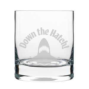 Down the Hatch! (Shark) Whiskey Glass
