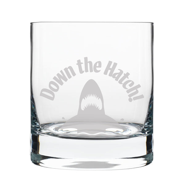 Down the Hatch! (Shark) Whiskey Glass