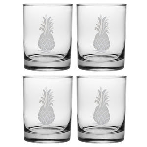 Pineapple Hand Cut Drinkware