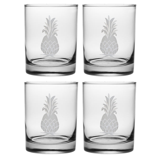 Pineapple Hand Cut Drinkware