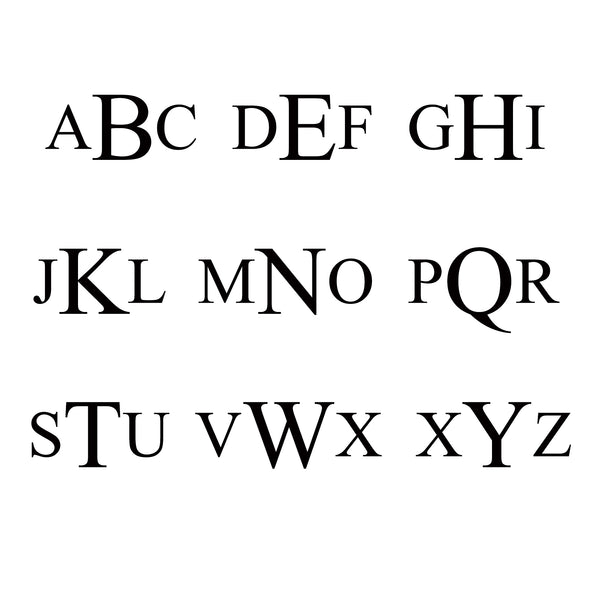 Triple Letter Monogram Drinkware