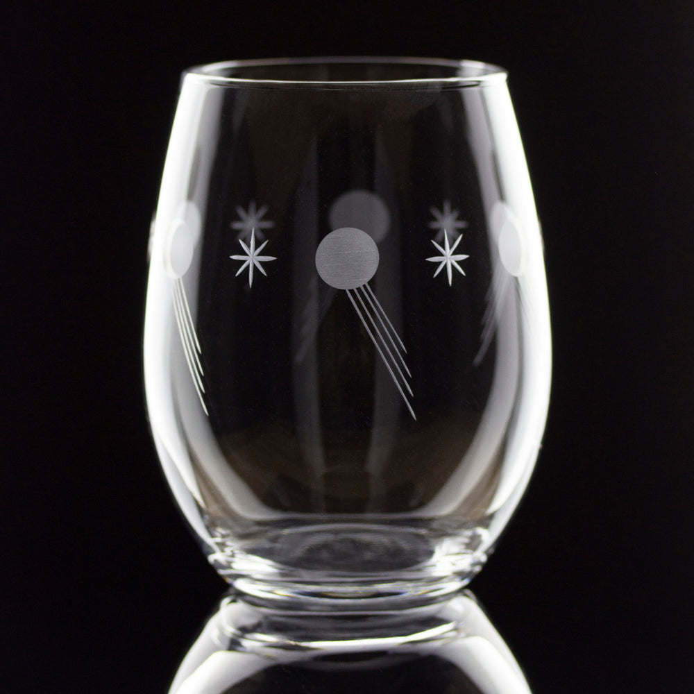 Apollo Hand-Cut Stemless Wine Glass