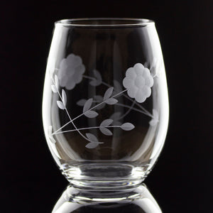 Janet Hand-Cut Stemless Wine Glass