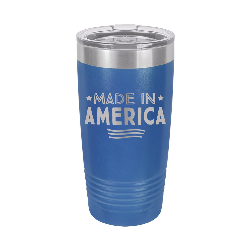 Made in America Etched Insulated Tumbler & Lid