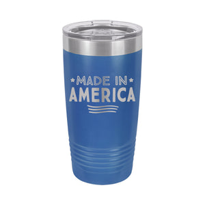 Made in America Etched Insulated Tumbler & Lid