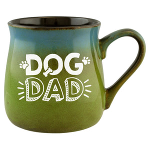 Dog Dad Etched Ceramic Mug