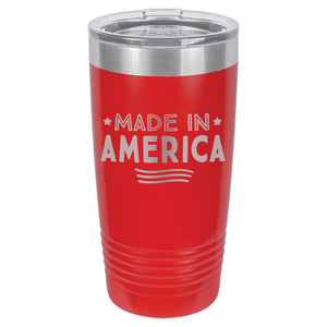 Made in America Etched Insulated Tumbler & Lid