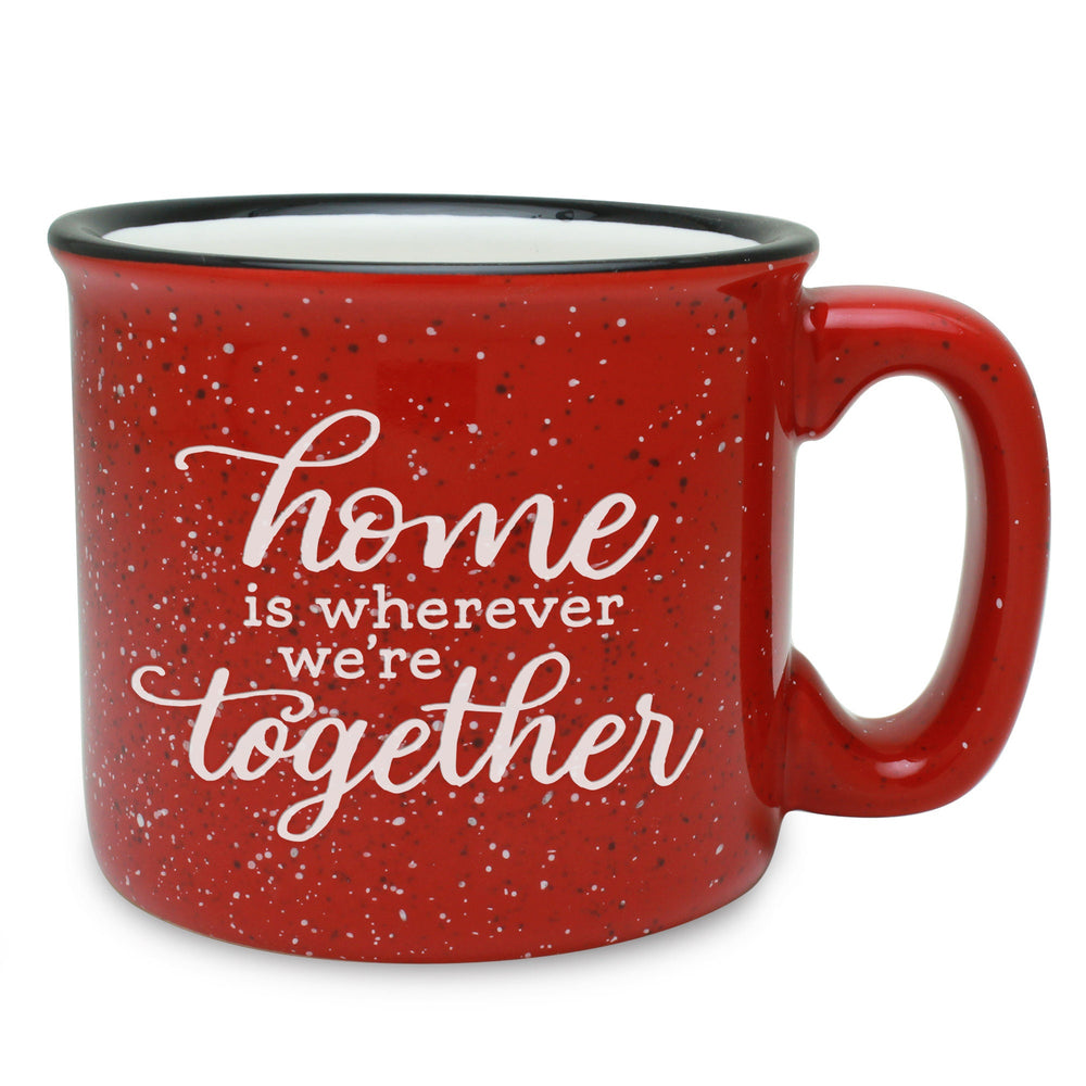 Home is Wherever We're Together Etched Ceramic Camp Mug