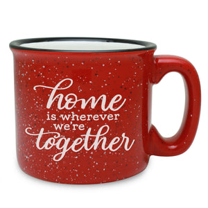 Home is Wherever We're Together Etched Ceramic Camp Mug