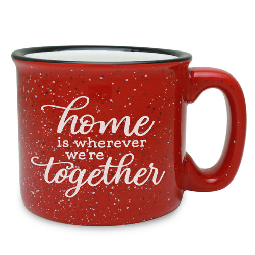 Home is Wherever We're Together Etched Ceramic Camp Mug