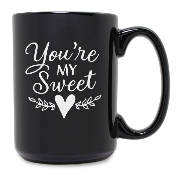You're My Sweetheart Etched Ceramic Mug