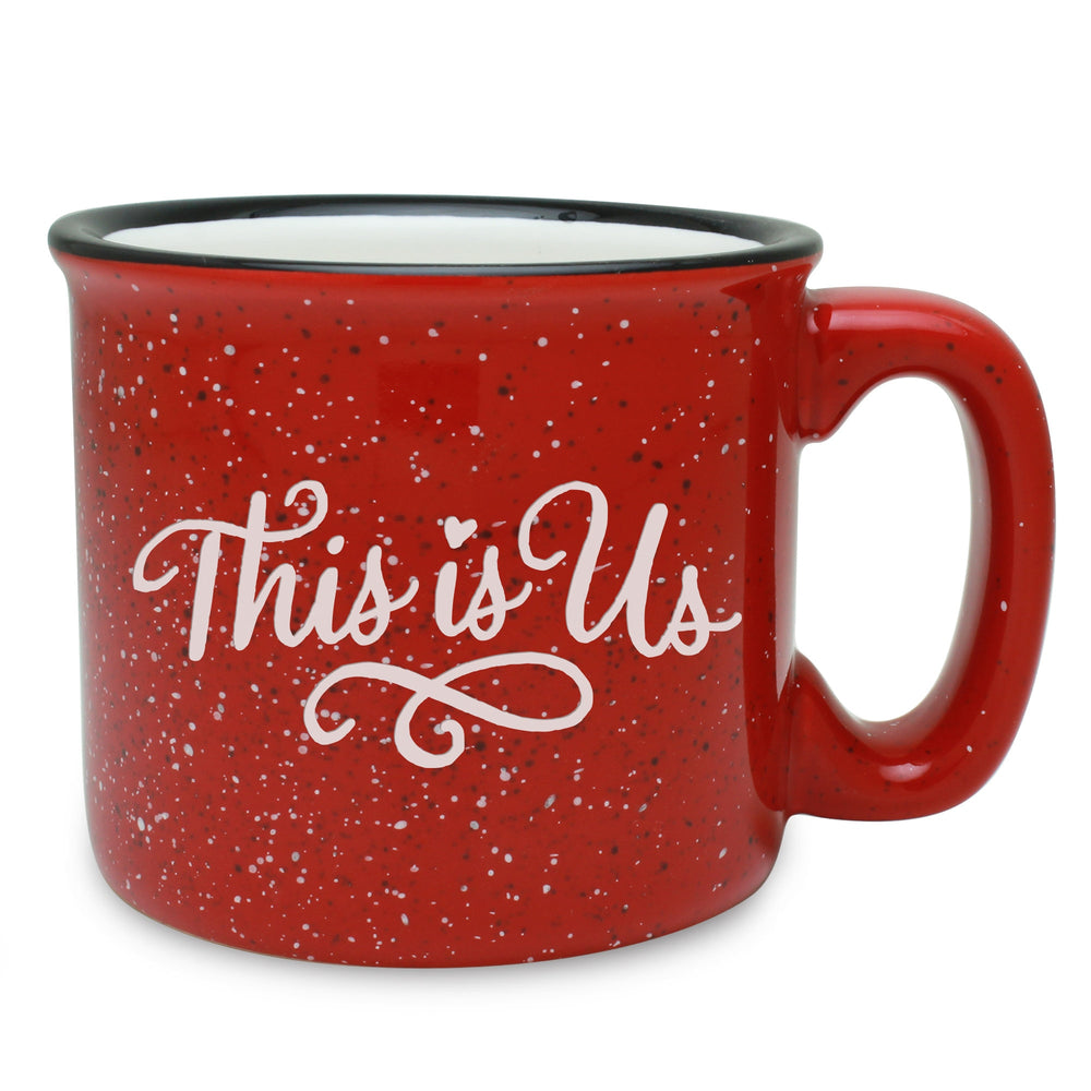 This Is Us Etched Ceramic Camp Mug
