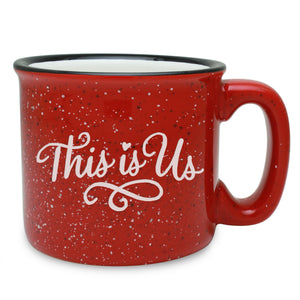 This Is Us Etched Ceramic Camp Mug