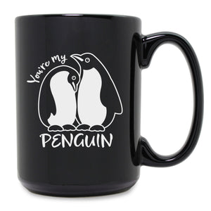 You're My Penguin Etched Ceramic Mug