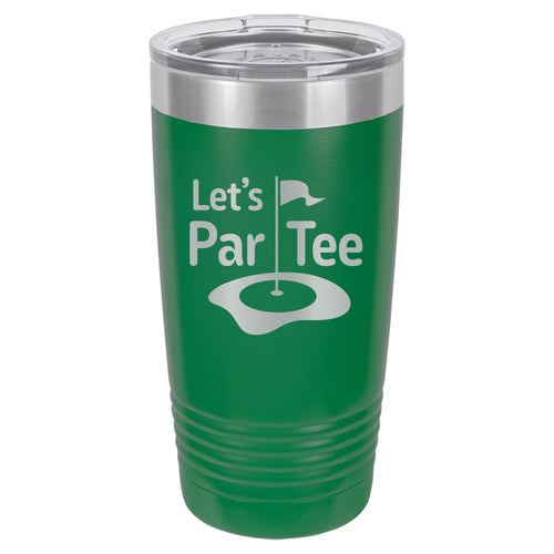 Let's Par Tee Etched Insulated Tumbler & Lid