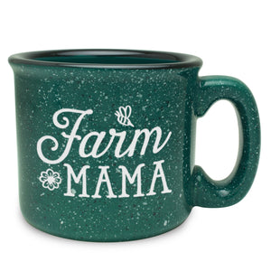 Farm Mama Etched Ceramic Camp Mug